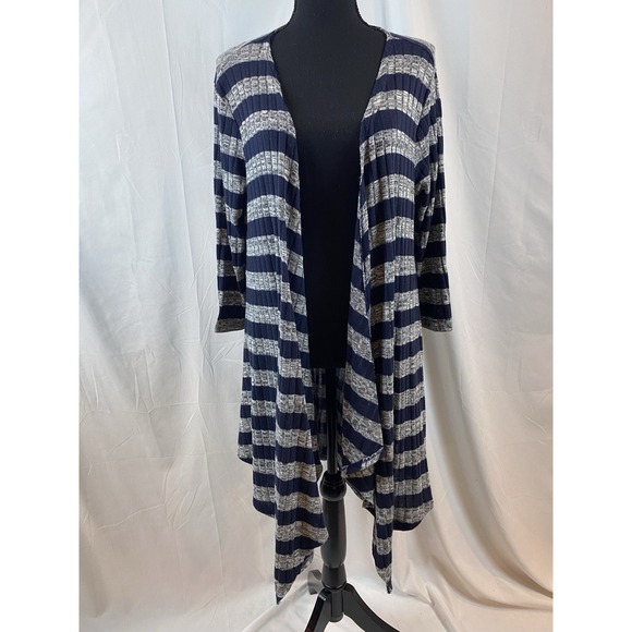 Relativity Lightweight Long Open Knit Cardigan Women's Size Large - Picture 1 of 11